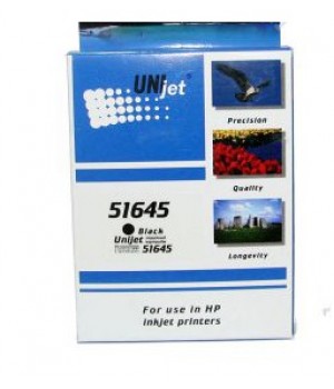 51645A №45 (Bk) Картридж для HP совместмый Unijet